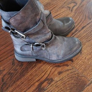 Women's Caveat Black Leather Steve Madden Boots